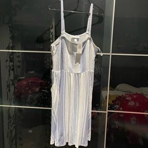 NWT Torrid Stripped Blue and White Dress